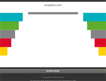 Tablet Screenshot of hospitals.com