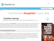 Tablet Screenshot of hospitals.net